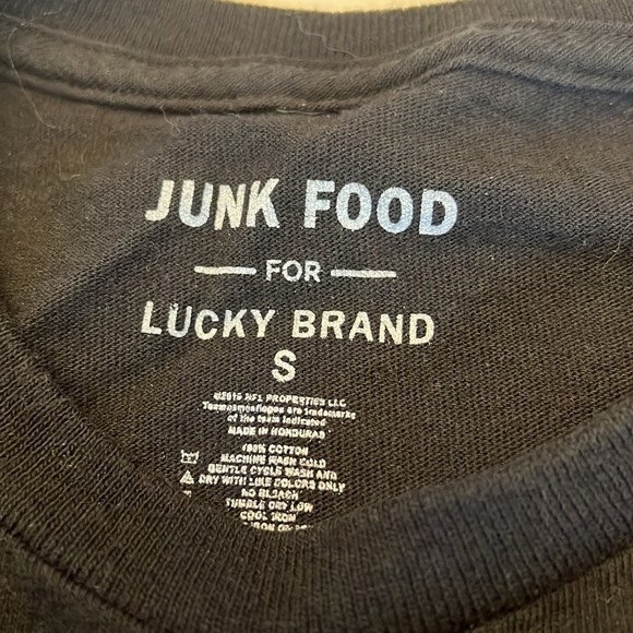 Pittsburg Steelers NFL T Shirt Junk Food for Lucky Brand Size Small - Picture 3 of 4